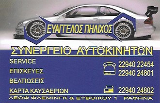 ΣΥΝΕΡΓΕΙΟ ΑΥΤΟΚΙΝΗΤΩΝ ΡΑΦΗΝΑ ΑΤΤΙΚΗ ΠΗΛΙΧΟΣ ΕΥΑΓΓΕΛΟΣ
